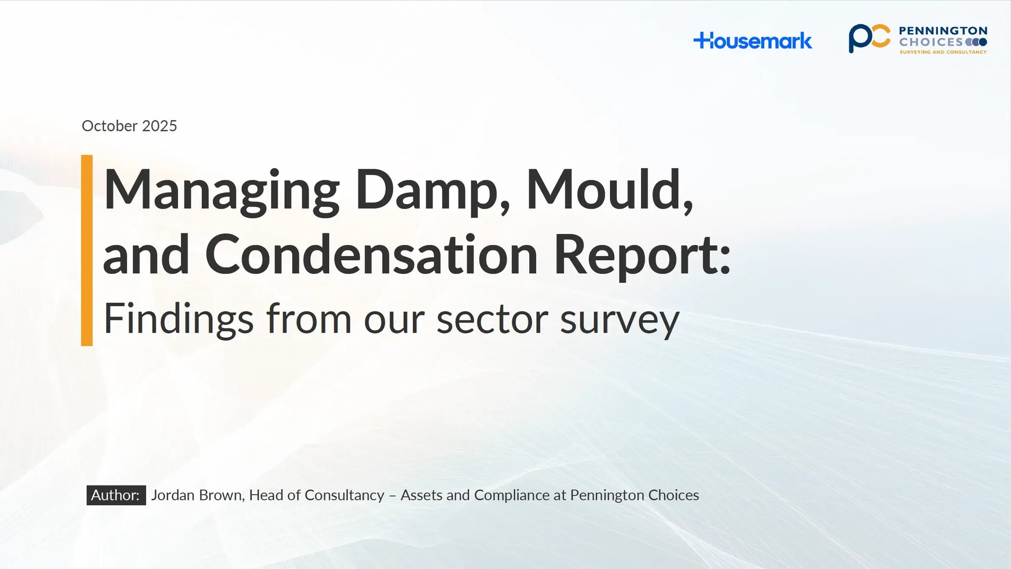 Damp abd Mould report cover image