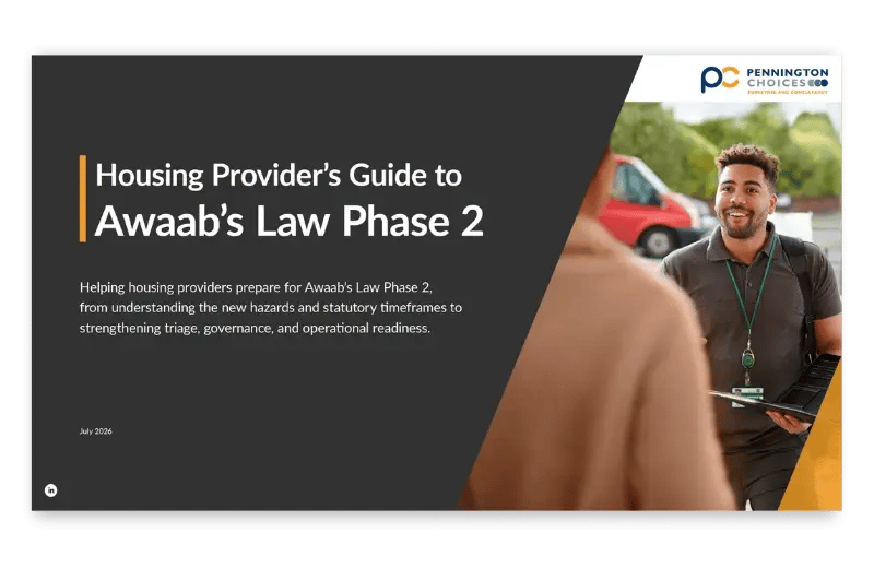 Housing Providers Guise to Awaabs Law Phase 2 - cover image Housing Providers Guise to Awaabs Law Phase 2 - cover image