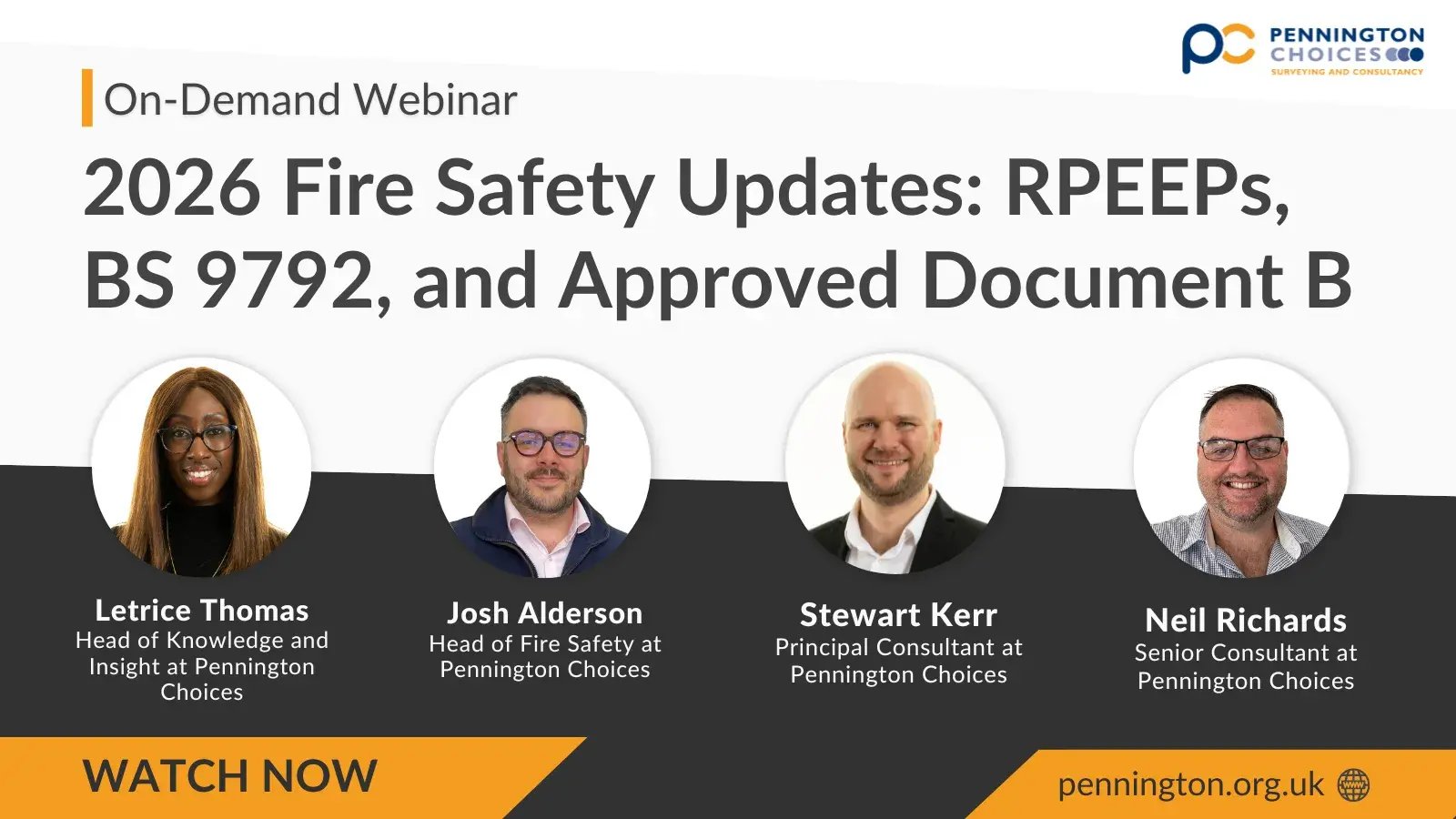 Cover image - 2026 Fire Safety Updates RPEEPs, BS 9792, and Approved Document B